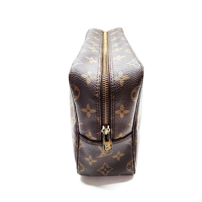 Louis Vuitton Cosmetic Pouch TrousseToilette 28 Brown Monogram 881TH