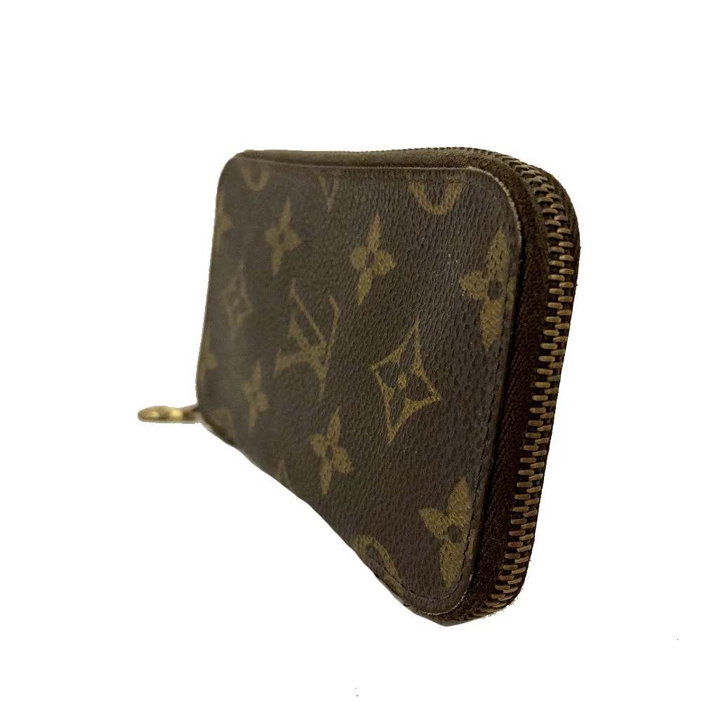 $355 1998 Louis Vuitton Monogram Canvas Zip Around Multicles 6 Key Holder  TH0978