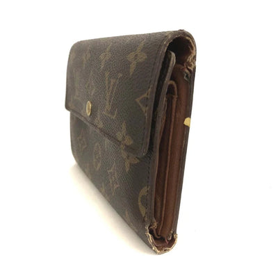 Louis Vuitton Monogram Porte Tresor Etui Papiers Trifold Wallet SP0385