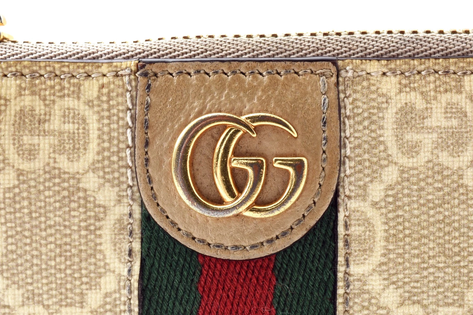 GUCCI Ophidia GG Sherry Line Marmont Coin Case Purse Wallet PVC Double