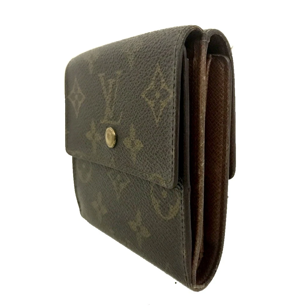Louis Vuitton Monogram Portefeiulle Elise Trifold Wallet Brown SP0924