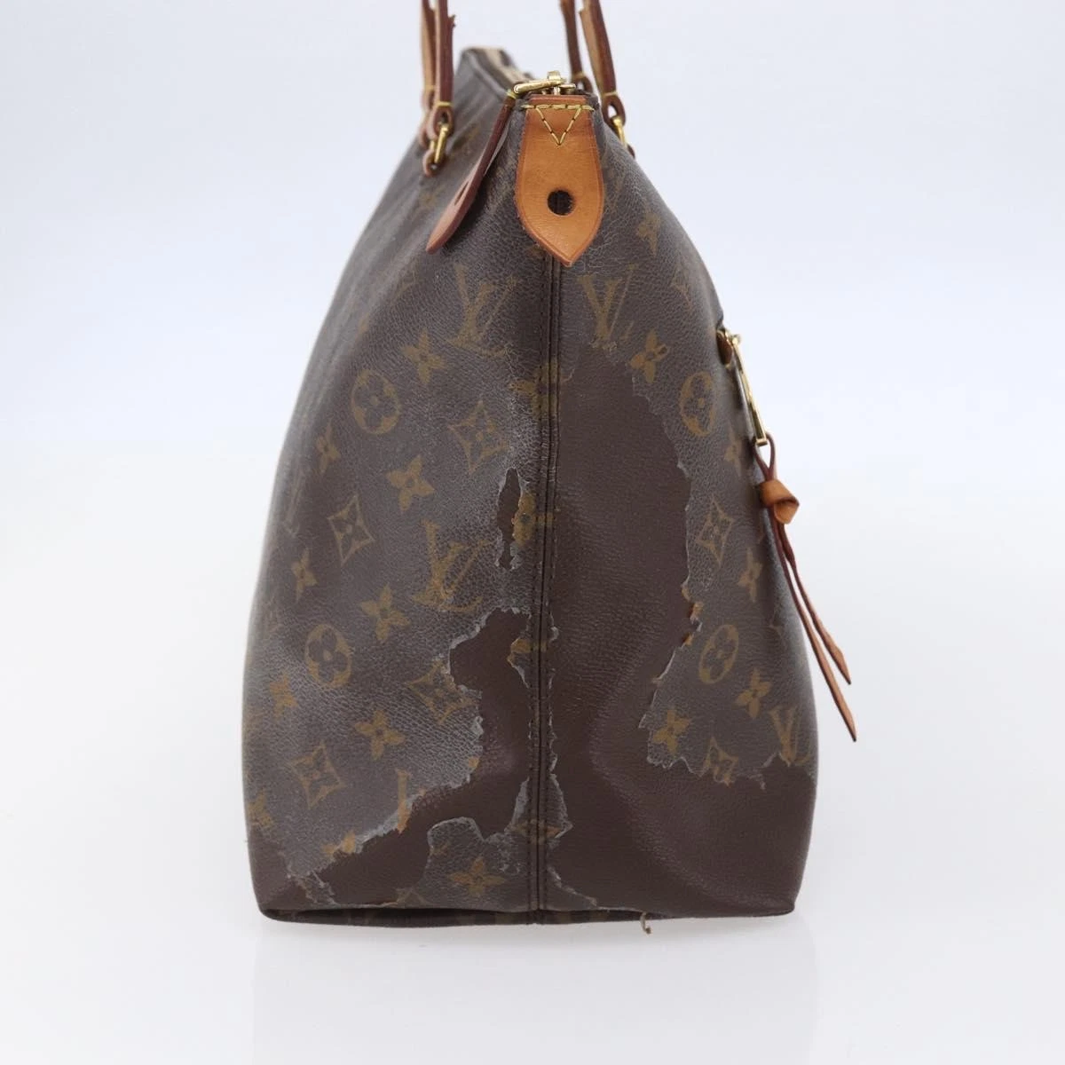 $1490 2016 LOUIS VUITTON Monogram Iena MM Tote Bag FL4166
