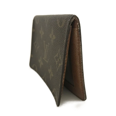 $535 1987 Louis Vuitton Monogram Porte 2 Cartes Vertical Pass Card Case 872AN