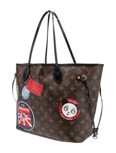 Louis Vuitton Neverfull MM World Tour with Pouch 10021140