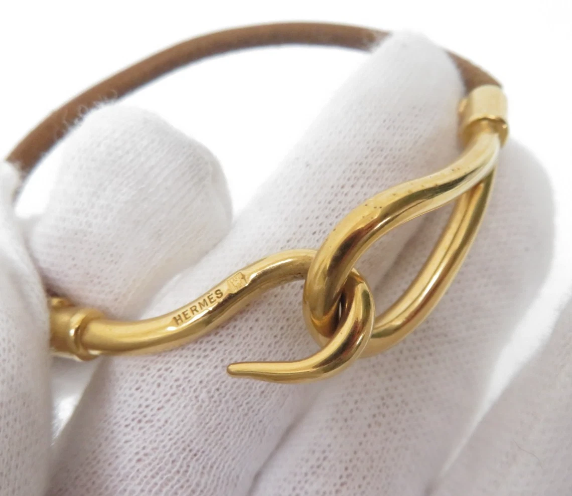 $450 Hermes Jumbo Hook Bracelet Accessory