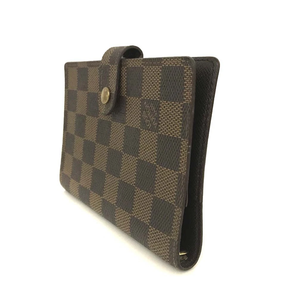 $505 1999 Louis Vuitton Damier Ebene Small Ring Agenda Cover CA1909
