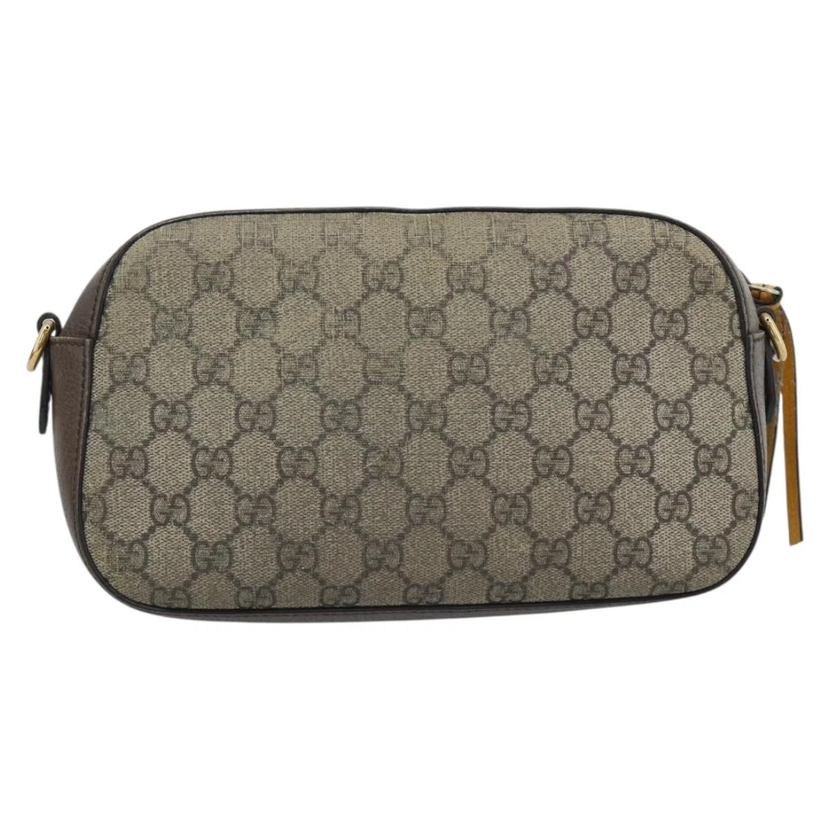 $1490 Gucci GG Supreme Monogram Web Neo Vintage Shoulder Bag Beige New Acero Crop