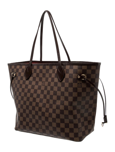 $2240 Louis Vuitton Damier Ebene Neverfull MM