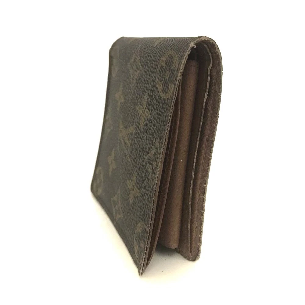 Louis Vuitton Monogram Portefeiulle Marco Bifold Wallet Brown CA0978