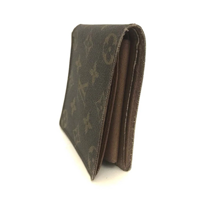 Louis Vuitton Monogram Portefeiulle Marco Bifold Wallet Brown CA0978