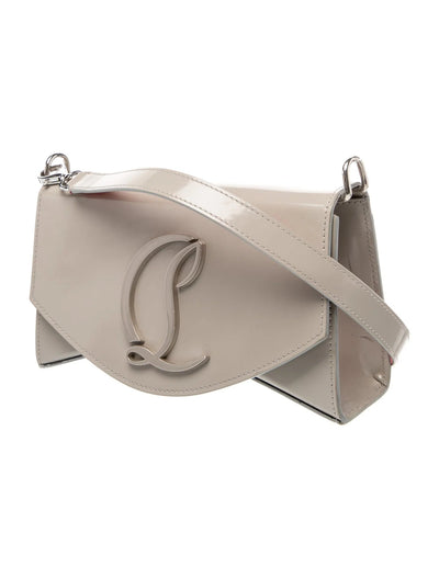 $2090 Christian Louboutin LOUBI54 CL Leather Shoulder Crossbody Bag Clutch Goose