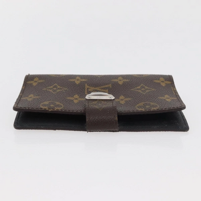 $650 2005 LOUIS VUITTON Monogram Agenda Koala PM Silver CA0065