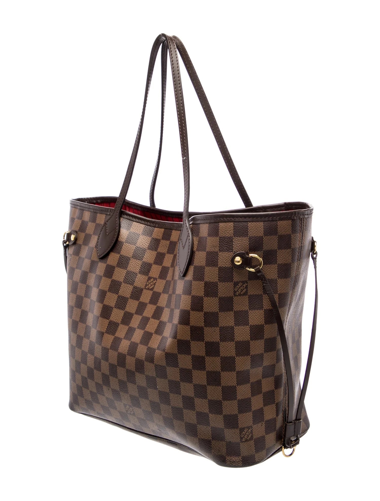 $2240 2020 Louis Vuitton Damier Ebene Neverfull MM with Pouch