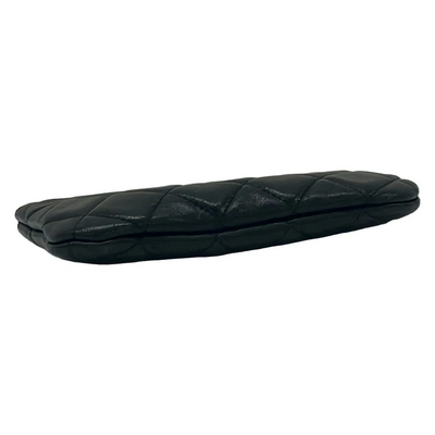 Chanel Lambskin Quilted Small Cosmetic Case Black