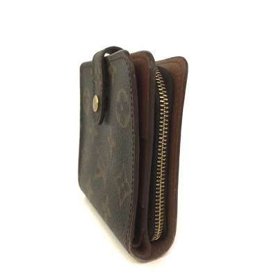 $590 1999 Louis Vuitton Monogram Compact Zippe Zipped Wallet MI0969