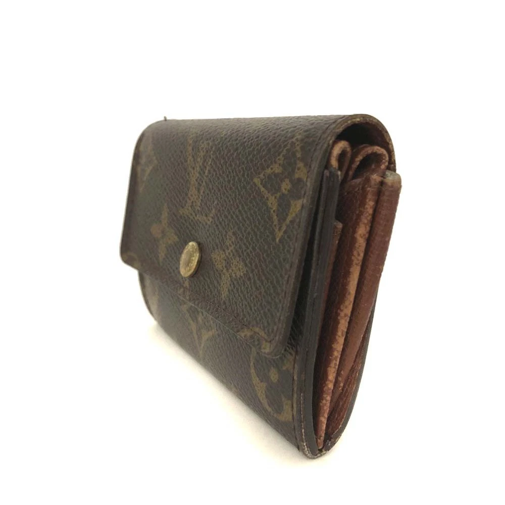 $440 2000 Louis Vuitton Porte Monnaie Coin Purse Wallet MI1010