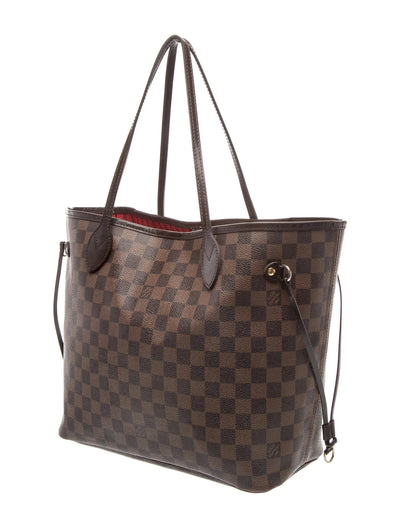 $2240 Louis Vuitton Damier Ebene Neverfull MM 10021107