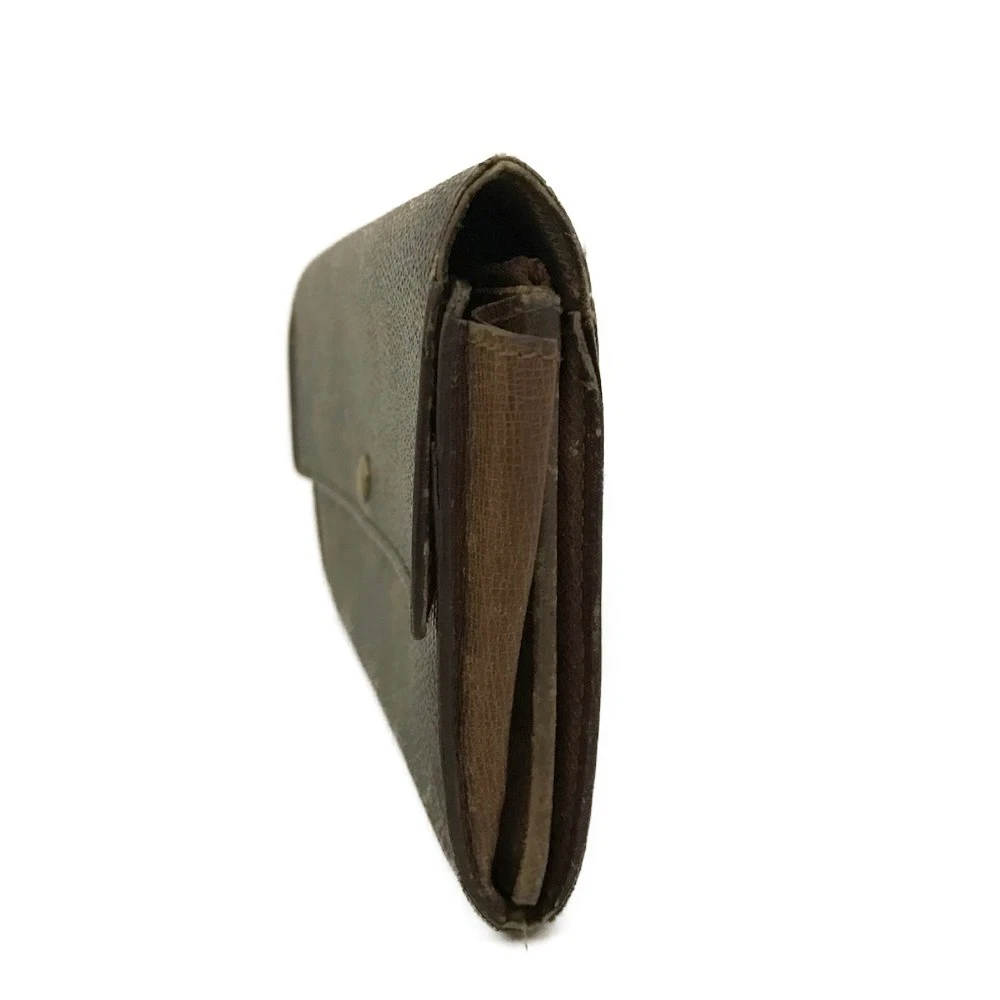 Louis Vuitton Monogram Portefeiulle Sarah Long Bifold Wallet Brown TH0926