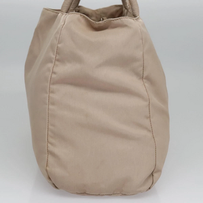$1250 PRADA Tessuto Nylon City Tote Beige