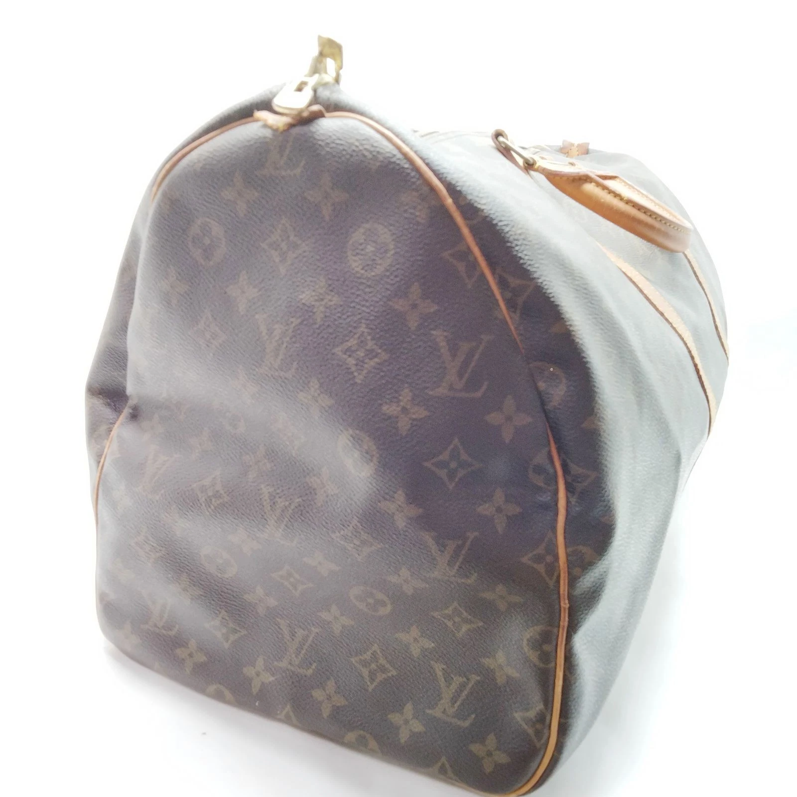 Louis Vuitton Keepall 55 Boston Bag Brown Monogram MI9002