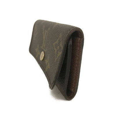 $345 Louis Vuitton Monogram Multicles 4 Ring Key Case Brown