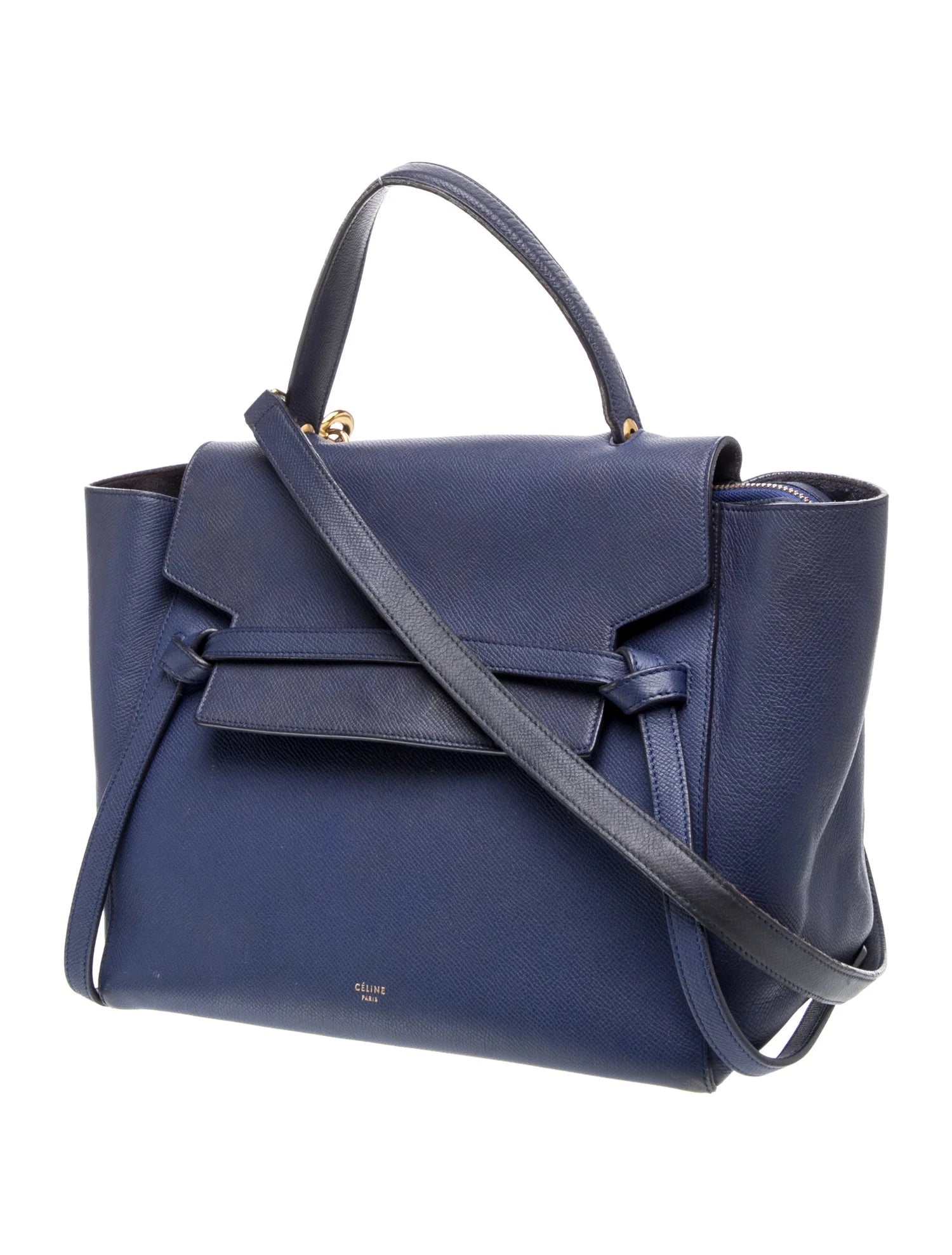 $2850 Celine Leather Belt Bag Mini 10021134