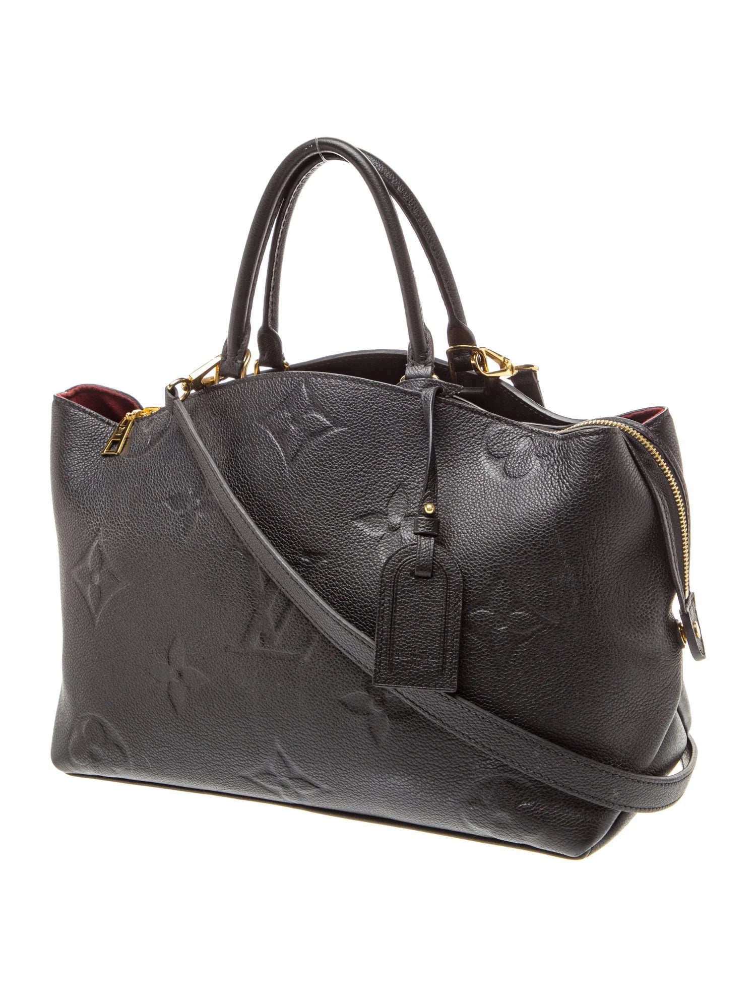 $3750 Louis Vuitton Empreinte Monogram Giant Grand Palais Black