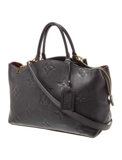 $3750 Louis Vuitton Empreinte Monogram Giant Grand Palais Black