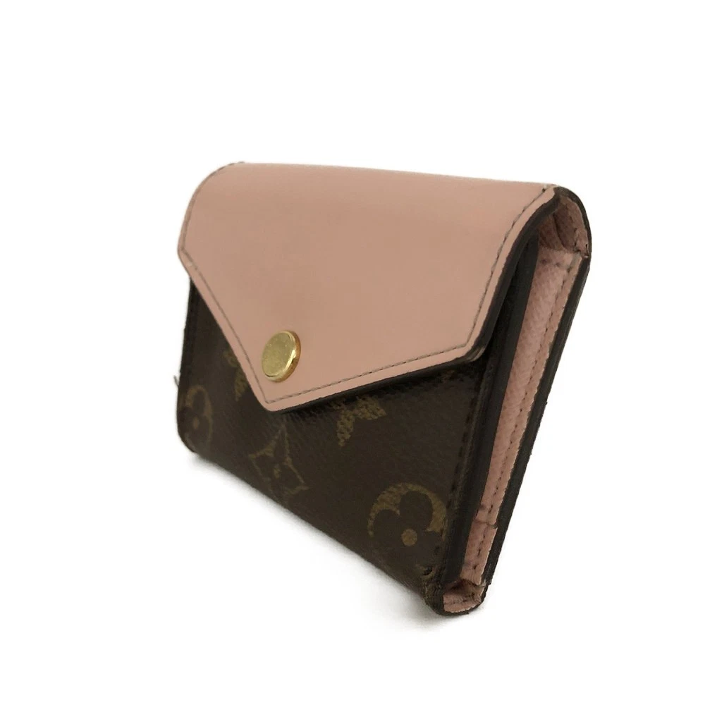 $625 2020 Louis Vuitton Monogram Zoe Wallet Pink Rose Ballerine MI0240