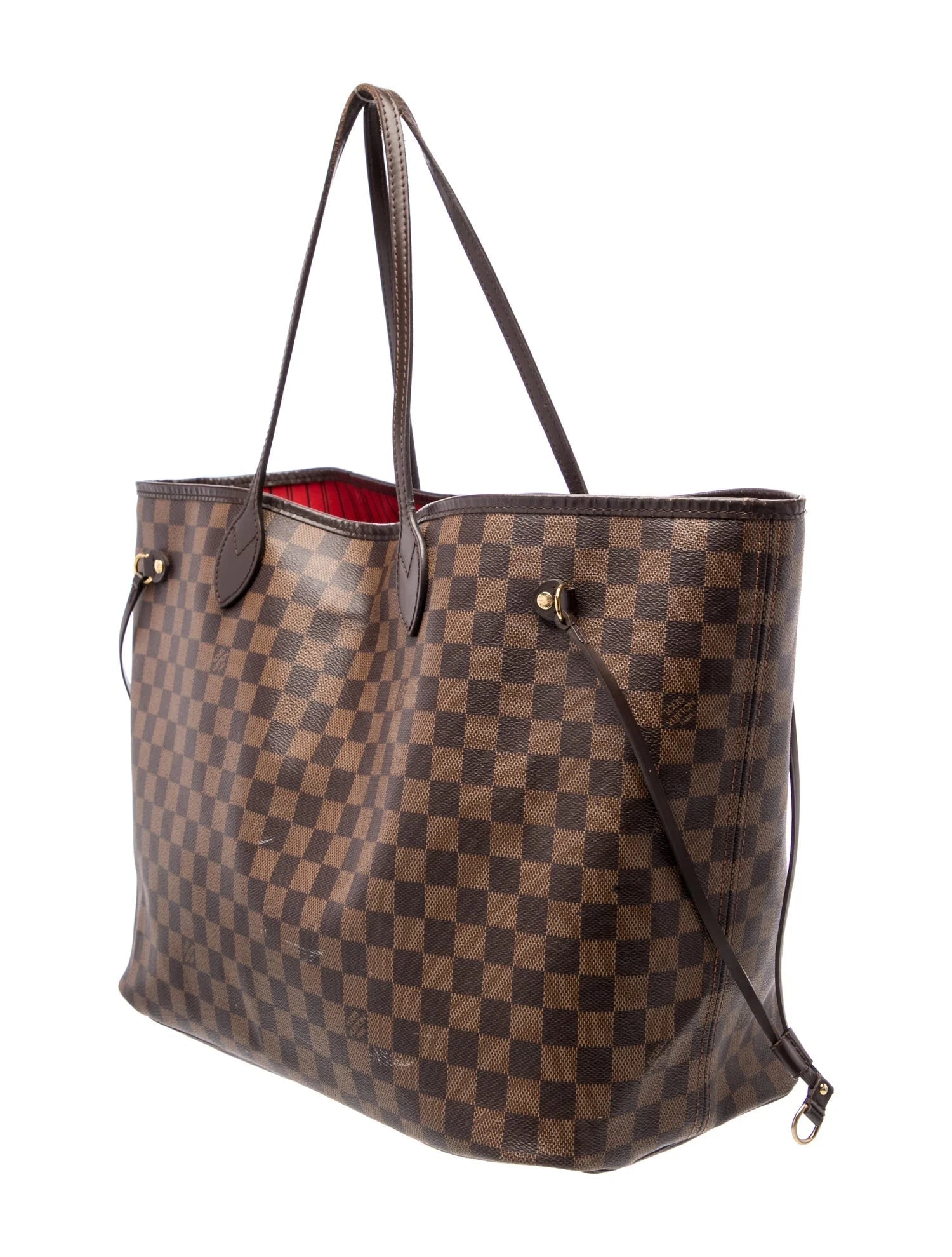 $2310 2017 Louis Vuitton Damier Ebene Neverfull GM with Pouch