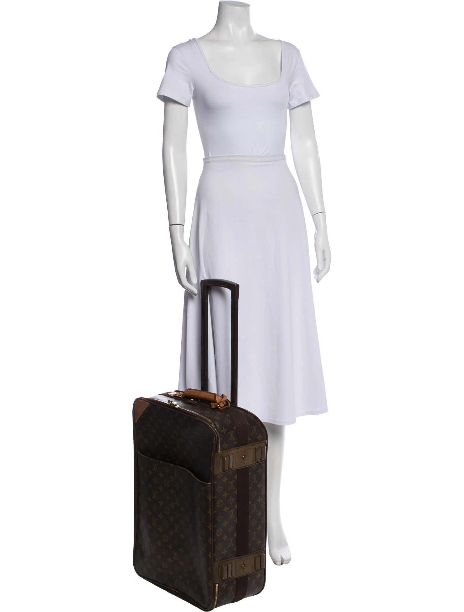 $3870 Louis Vuitton Monogram Pegase 55 10021131