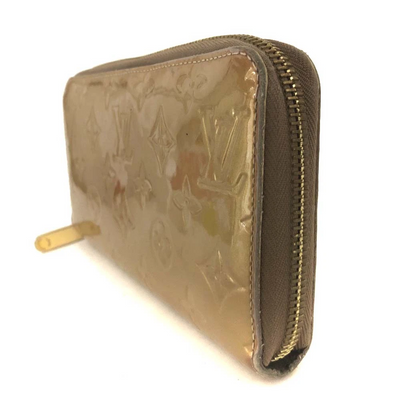 $970 2012 Louis Vuitton Monogram Vernis Zippy Zip Around Long Wallet CA2152