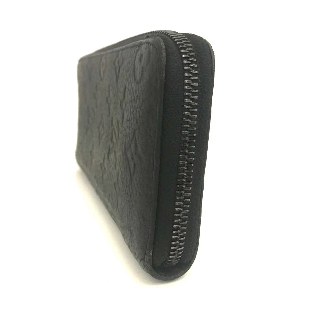 $1210 Louis Vuitton Monogram Empreinte Vertical Zippy Round Long Wallet