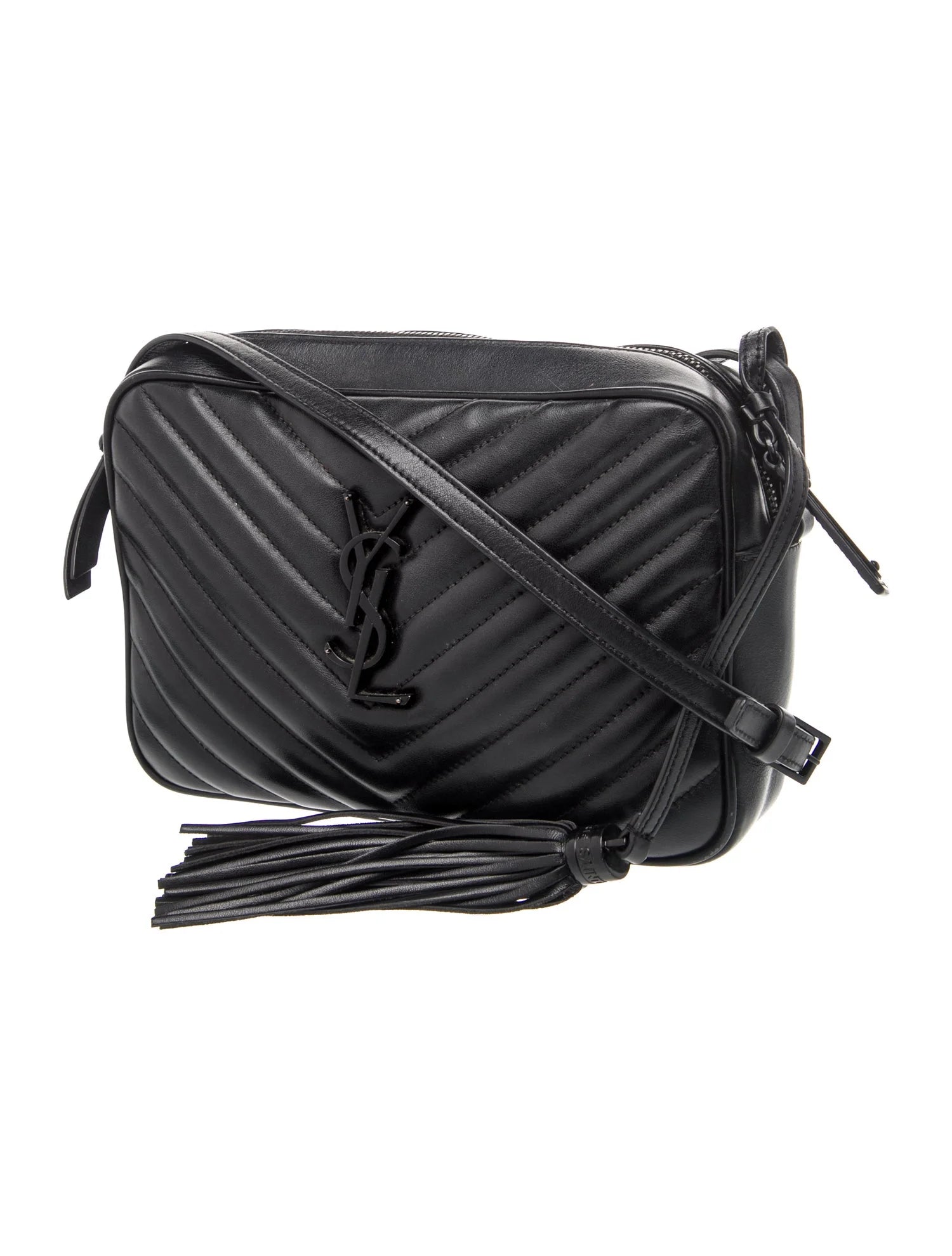 $1950 Saint Laurent Lou Camera Bag Black 10021142