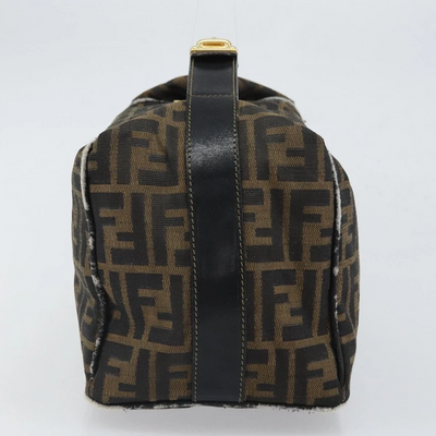 $980 2004 Fendi Zucca Canvas Vanity Hand Bag 2305-8BR465-019
