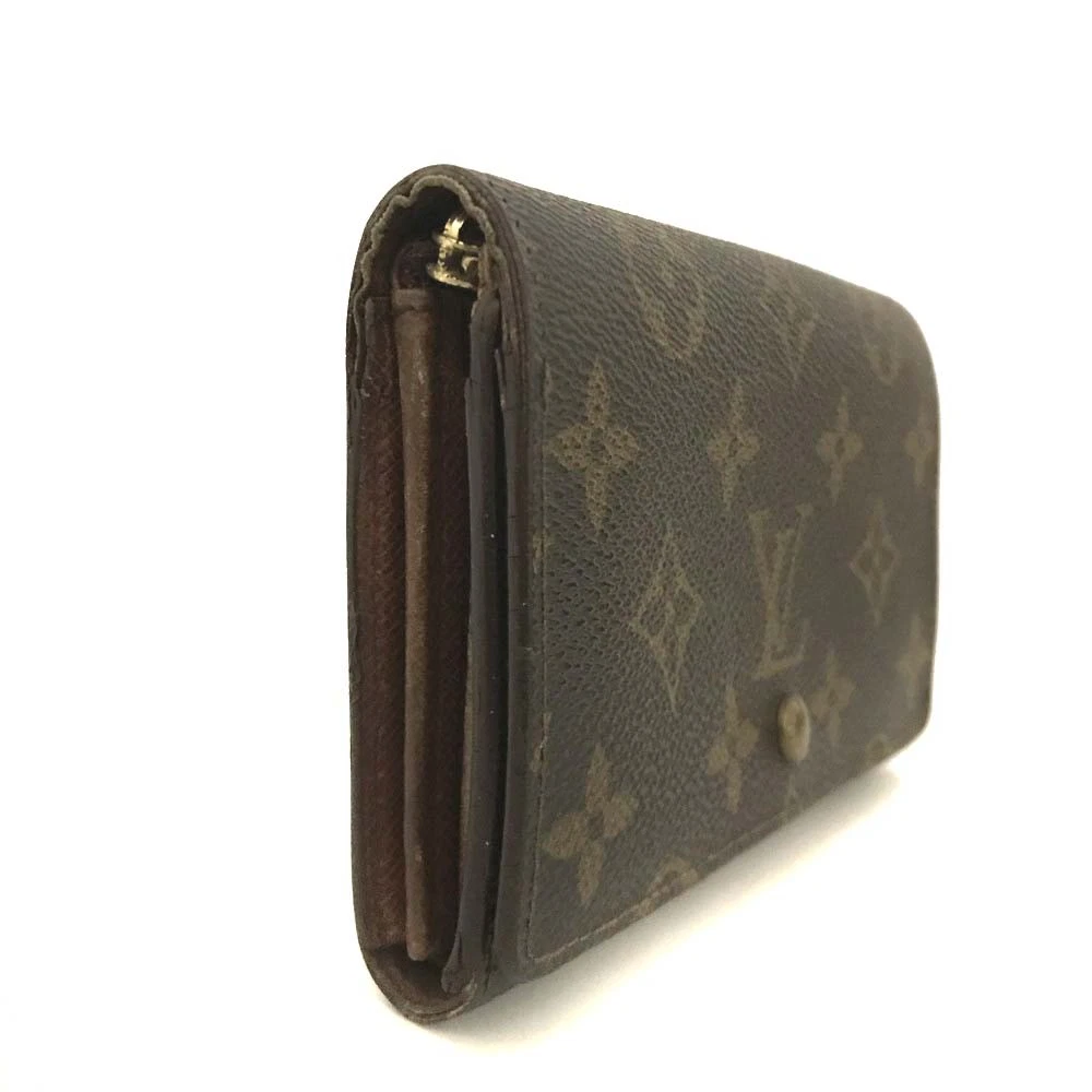 Louis Vuitton Monogram Porte Monnaie Billets Tresor Bifold Wallet RA0919