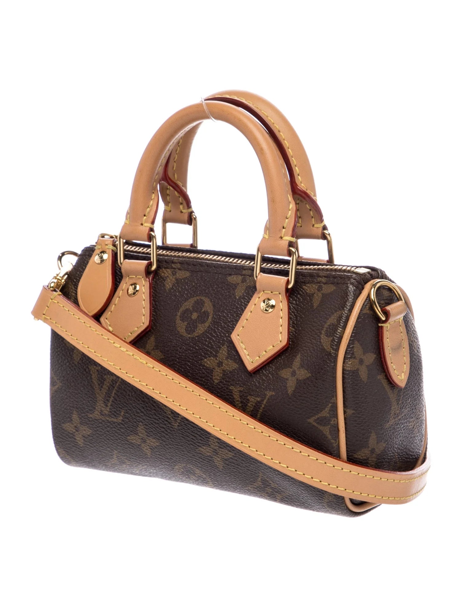 $1960 Louis Vuitton Monogram Nano Speedy Bandouliere 2022