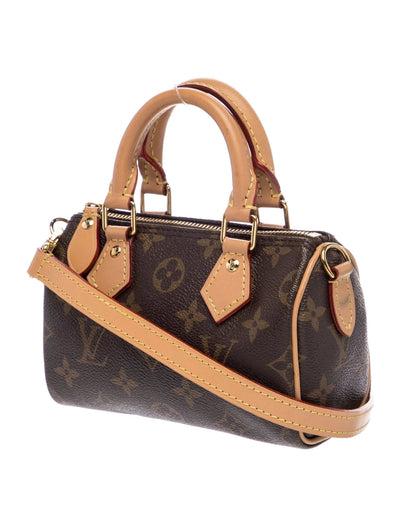 $1960 Louis Vuitton Monogram Nano Speedy Bandouliere 2022