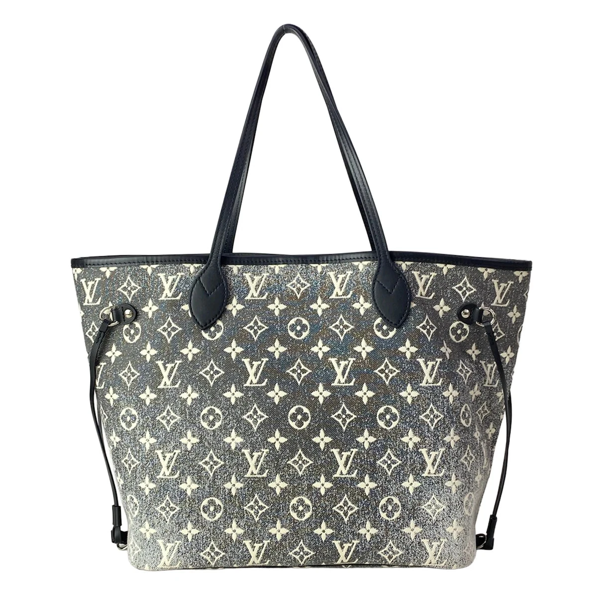 LOUIS VUITTON Neverfull MM M21465 Gray Monogram Jacquard Denim - Unconfirmed