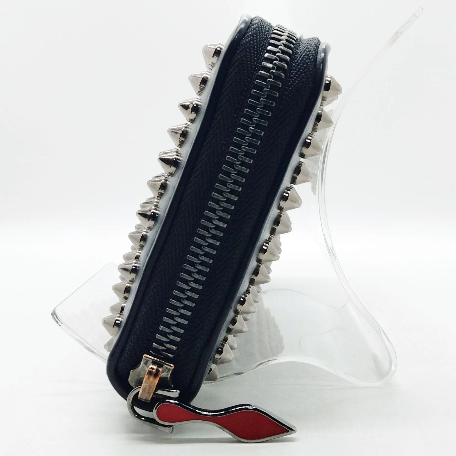 Christian Louboutin Long Wallet Black Leather