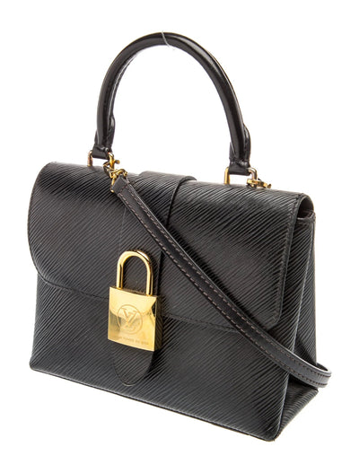 $2370 Louis Vuitton Epi Locky BB Black