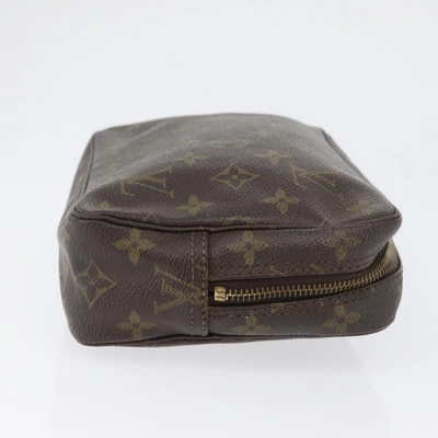 $600 1984 LOUIS VUITTON Monogram Trousse Toilette 23 Clutch Bag 841