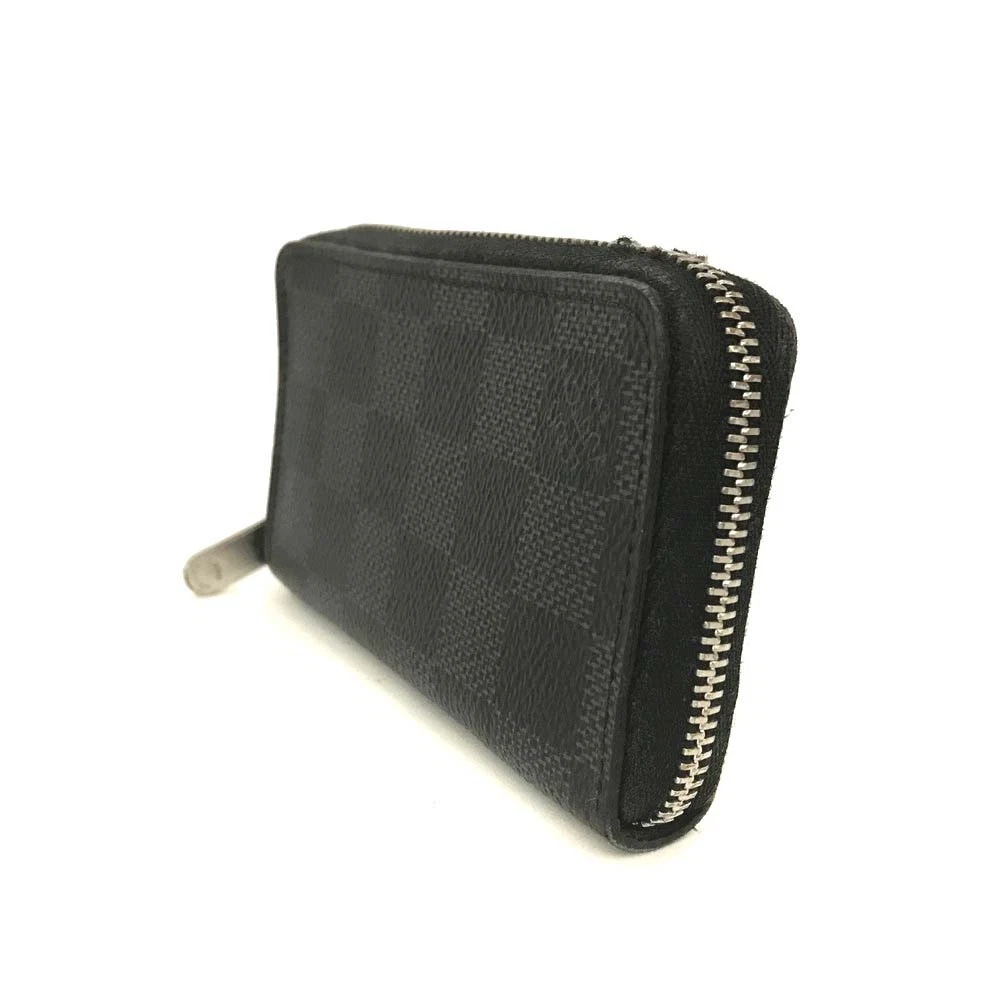 $435 2016 Damier Graphite Zippy Coin Purse Vertical MI2166