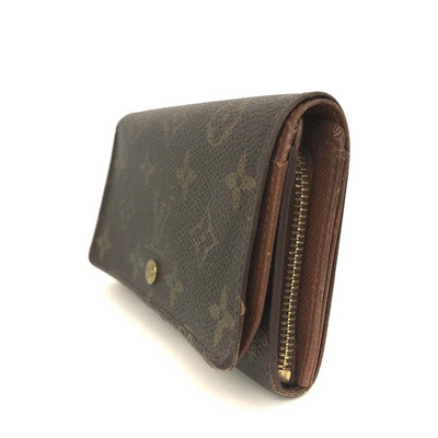 Louis Vuitton Monogram Porte Monnaie Billets Tresor Bifold Wallet SD1919