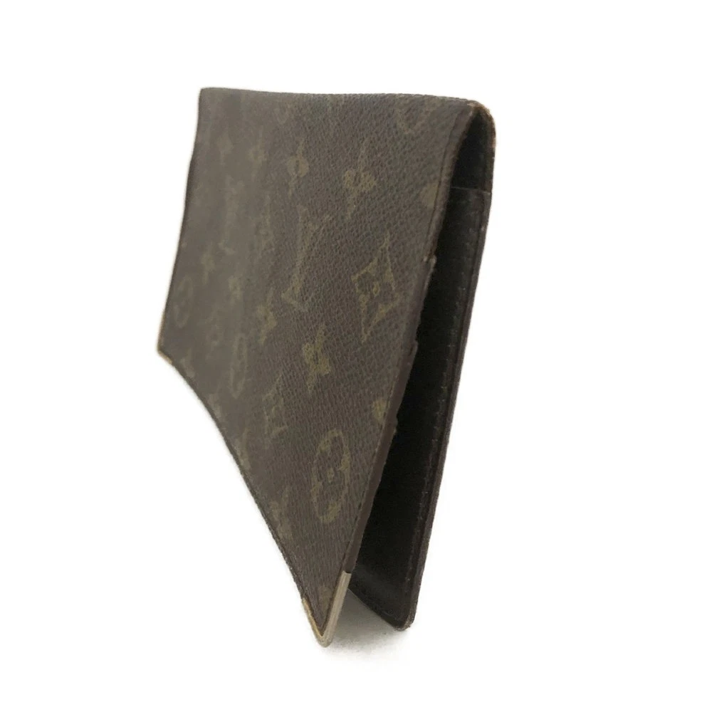 $720 1983 Vintage Louis Vuitton Monogram Long Bifold Wallet Brown 834