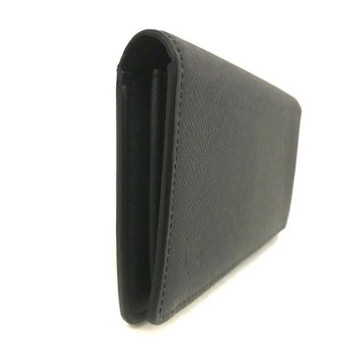 $810 2017 Louis Vuitton Taiga Brazza Wallet Black TA3197