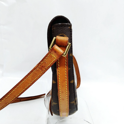 $1060 1988 Louis Vuitton LV Shoulder Bag Chantilly PM Brown Monogram 883VI