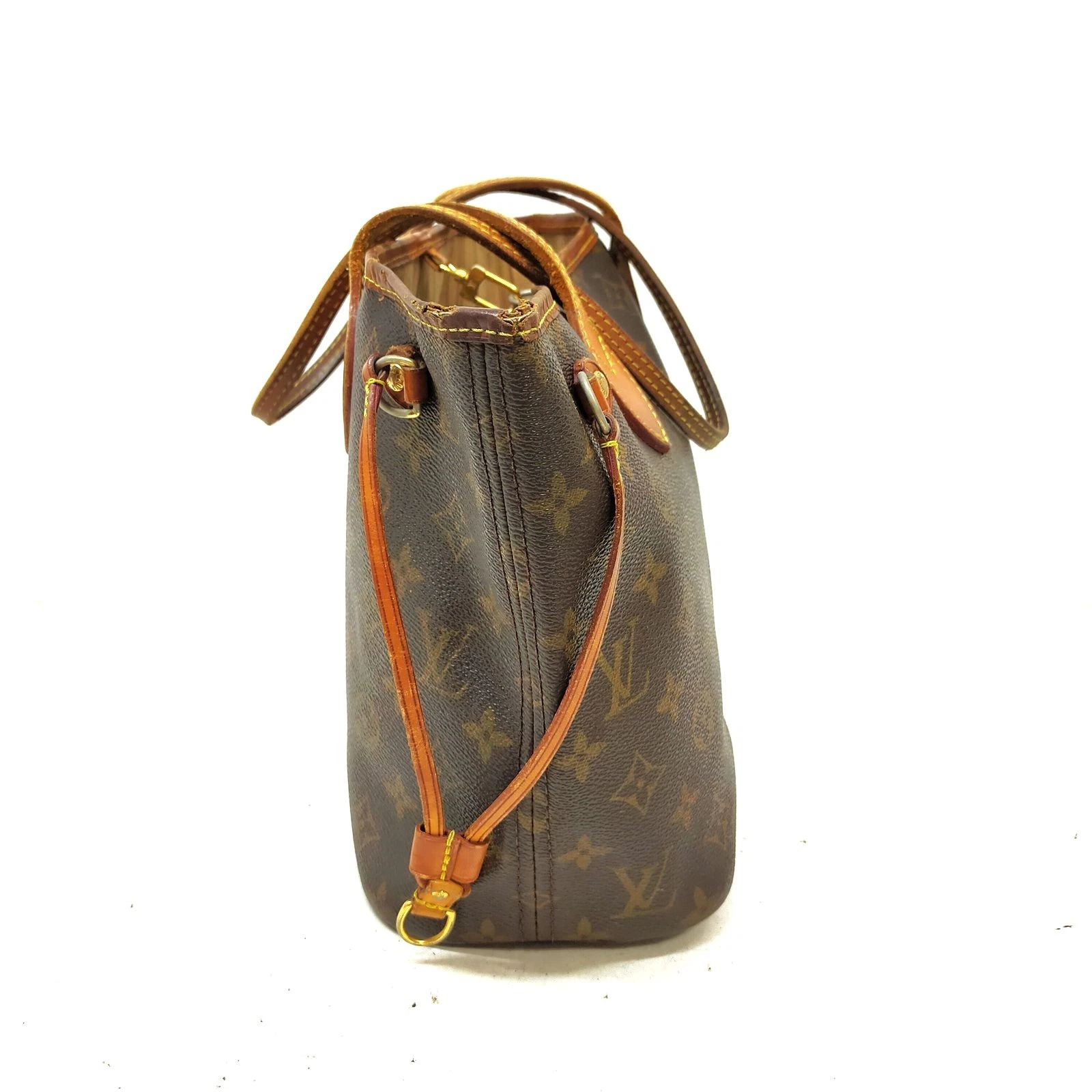 $2100 Louis Vuitton LV Tote Bag Neverfull PM Brown Monogram