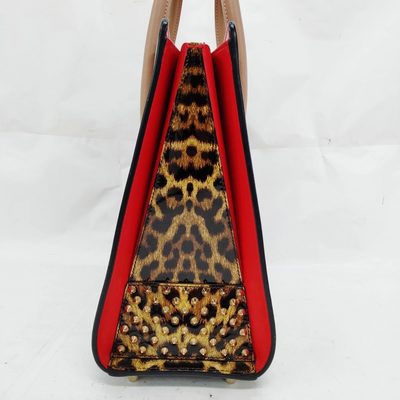 Christian Louboutin Tote Bag Black Leather