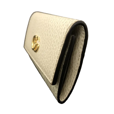 GUCCI GG Marmont GG Supreme PVC 6 Rings Key Case White